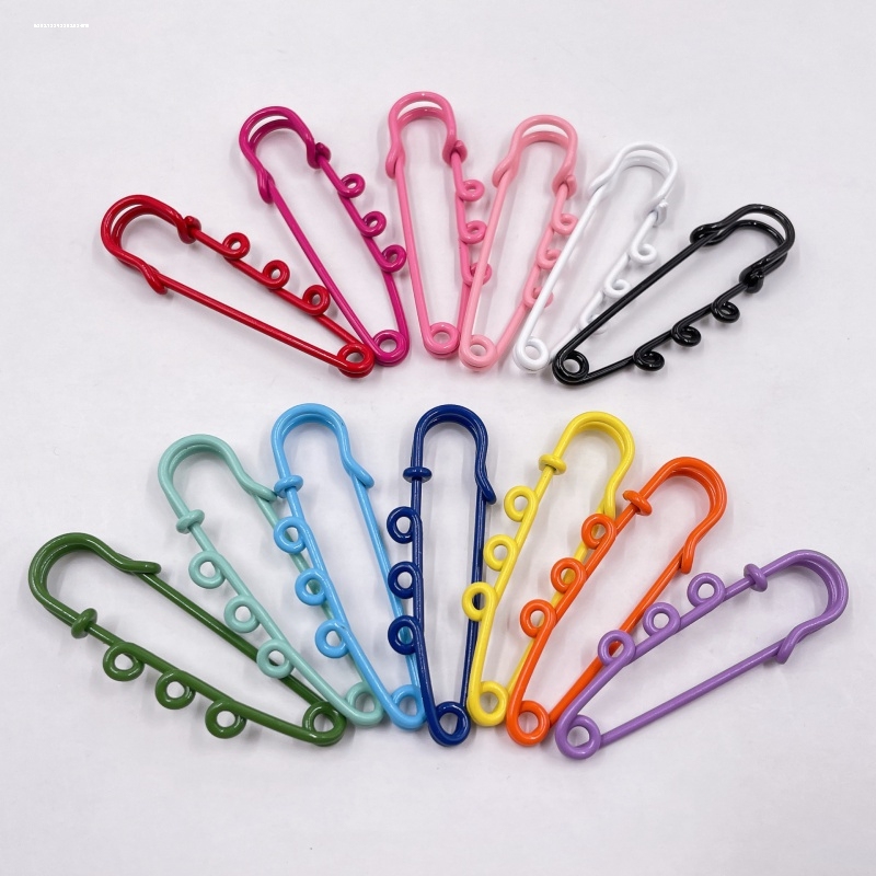 Color paint brooch large Pin Pin shawl sweater buckle decorative brooch cardigan pin candy color