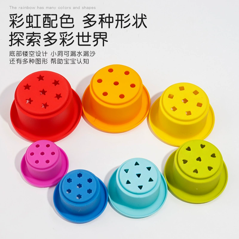 Amusing Jenga, interactive tower, food silicone, silicone smart toy, science and technology