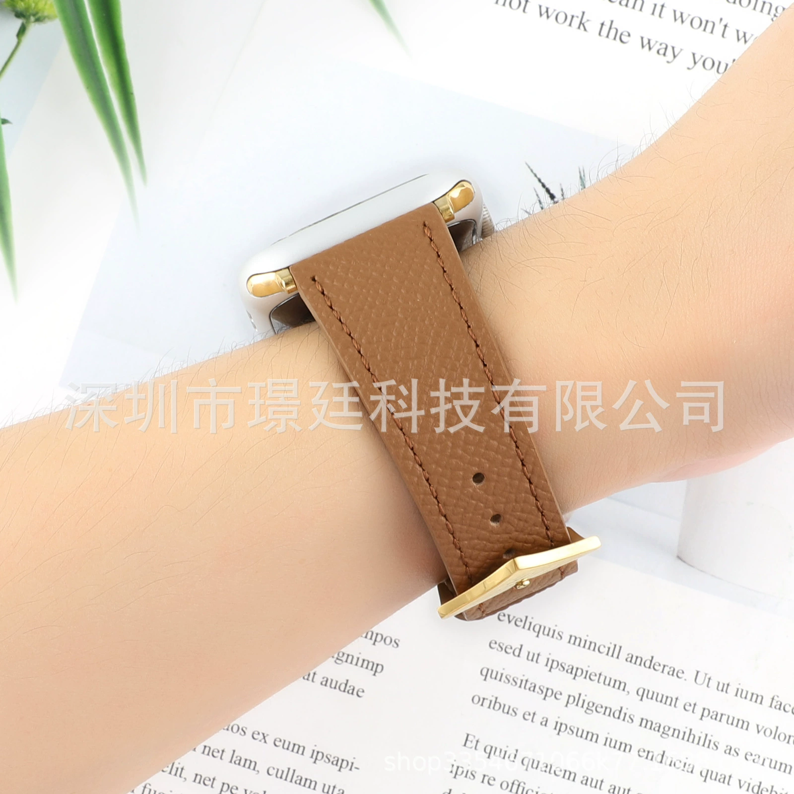 Подходящий кожаный ремешок для яблочной кожной области паттерн Apple Watch8/SE/7/6/5/4/3/21 ремешок из кожи