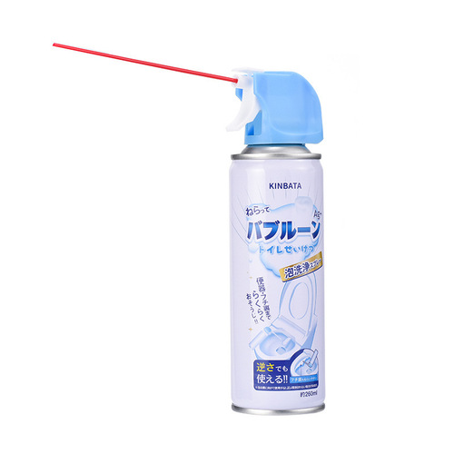 kinbata toilet cleaner descaling and yellowing toilet blue bubble household antibacterial cleaning foam spray