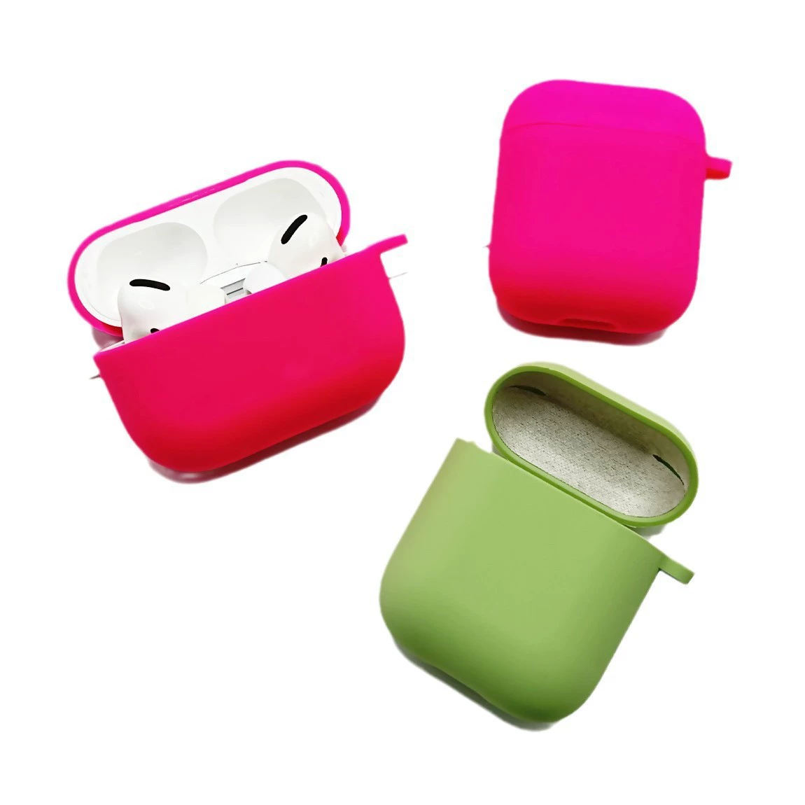 Apple, совместимый защитный чехол, силиконовые наушники про, 2, про2, bluetooth