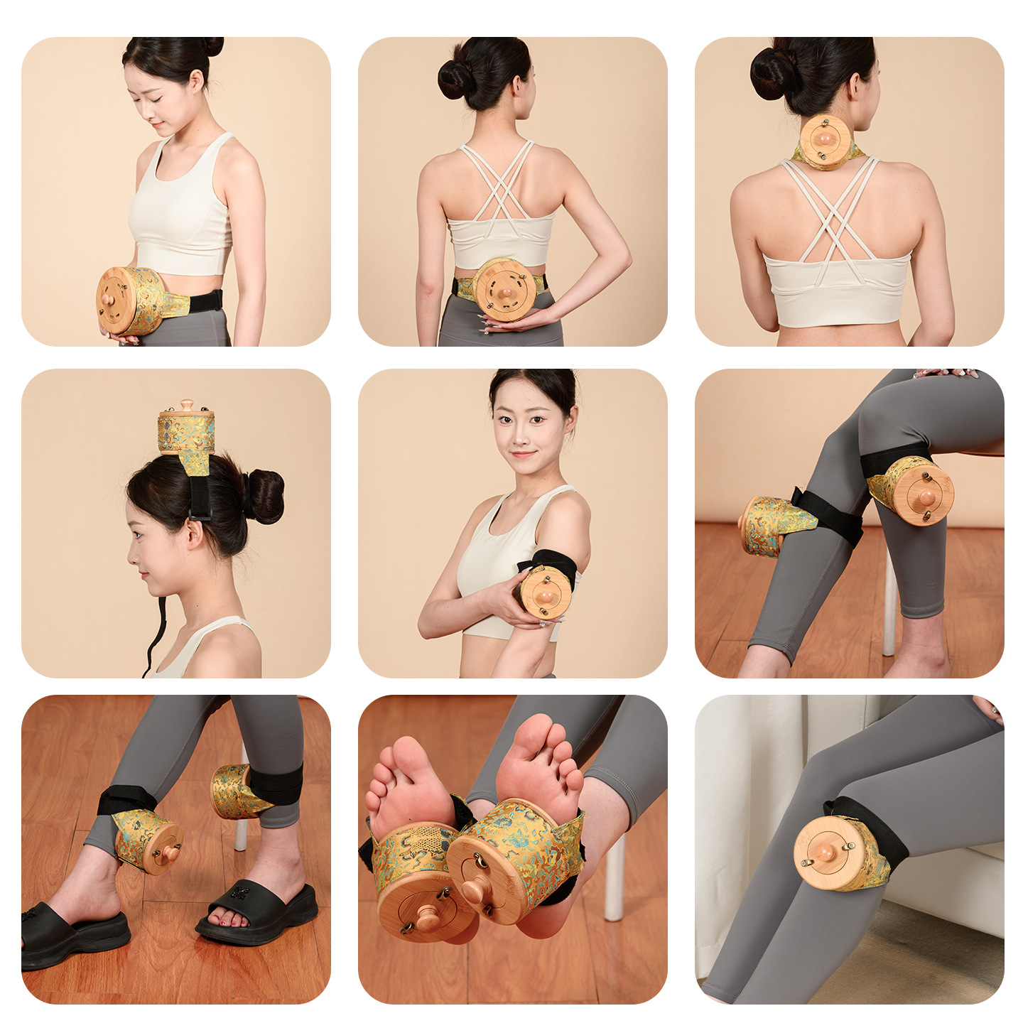Bamboo Moxibustion Box Moxa Burner Hanging Tube Full Body Portable Home Moxibustion Tool 380g specifications