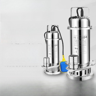 People's 304 Stainless Steel Submersible Pump 220V High Lift Corrosion-Resistant Shanghai Water Pumping Sewage Cutting Sewage Pump