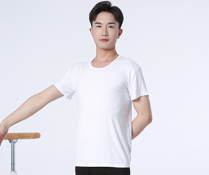 White V-Neck Short-Sleeve Top