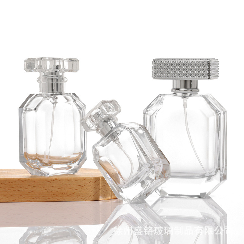 スポットガラス香水瓶香水詰め替えボトルベアボトル 30ml50ml100ml 厚底化粧品 l スプレーボトル|undefined