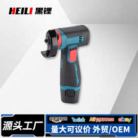 跨境12v多功能迷你砂纸机3寸电动角磨机外贸大功率锂电打磨砂光机