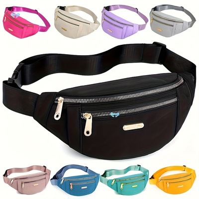 2Pcs Fanny Packs For Women Belt Bag Waist Bag Running Belt