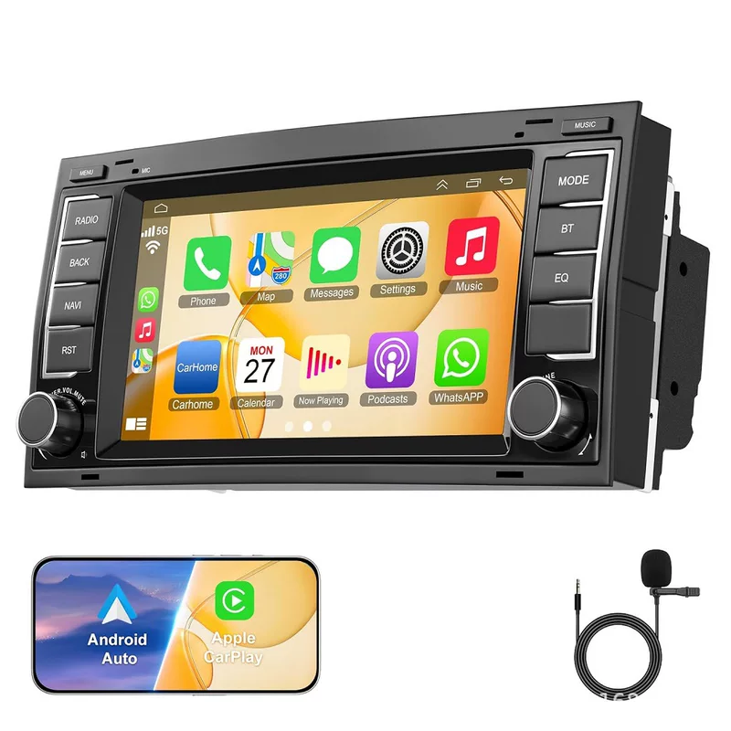 7-inch suitable for Volkswagen Touareg Wireless Carplay Bluetooth Android Central Control Car Navigator