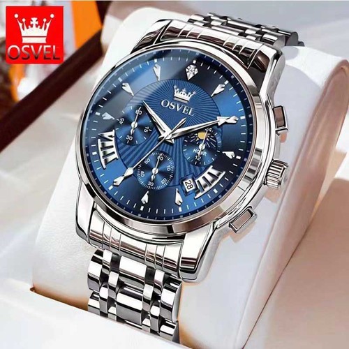 Kuaishou one-time delivery men's business watch three-eye calendar casual sports temperament high-end men's quartz