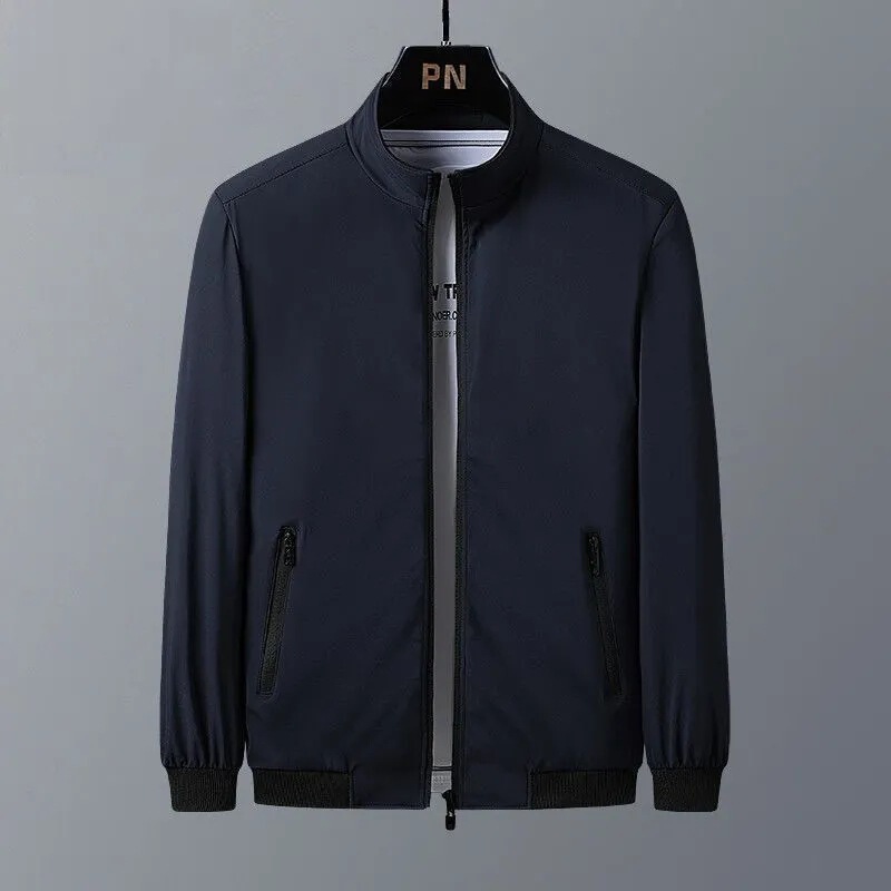 Clearance Treatment Men's Spring and Autumn High-end Jacket Coat 2024 New Middle-aged and Elderly Casual Collar Top for Dad Clearance Treatment Men's Spring and Autumn High-end Jacket Coat 2024 New Middle-aged and Elderly Casual Collar Top for Dad
