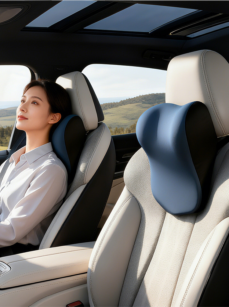 A generation of car headrest neck pillow car car cervical pillow pillow car neck memory foam seat