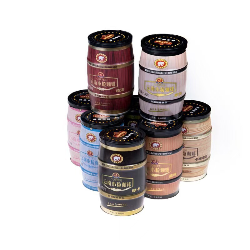 Yunnan small grain coffee instant milk tea coffee original flavor extra strong flavor cappuccino charcoal flavor mocha latte bottle