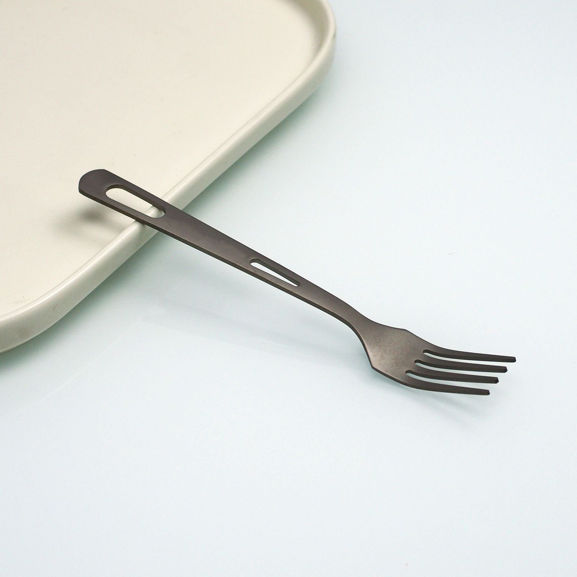 순수 티타늄 포크