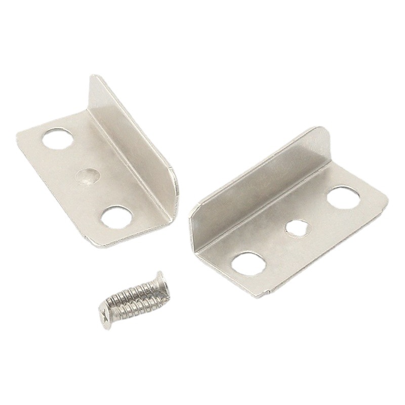 Drawer lock seven-word lock drawer lock lock piece Middle pressure piece 7-word lock wardrobe drawer lock bolt block wholesale