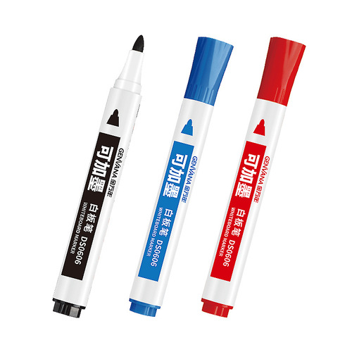 High Capacity 2mm Black Blue Red Green White Erasable Refillable Water Pen Black Drawing Board Pen Direct Manufacturer Sale