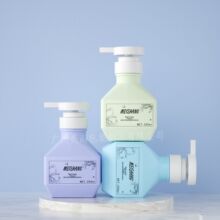 厂家热销250/500/750mlHDPE塑料瓶按压式高档洗发水沐浴露洗护瓶