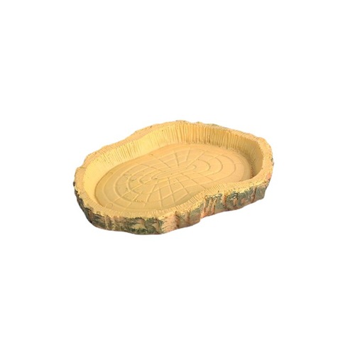 Reptile food basin water basin turtle tortoise water turtle lizard snake drinking water basin small turtle dish yellow turtle dish food table