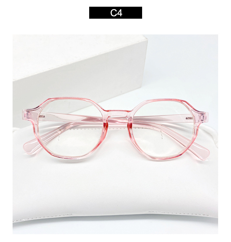 Simple Style Solid Color Ac Special-shaped Mirror Full Frame Optical Glasses display picture 3
