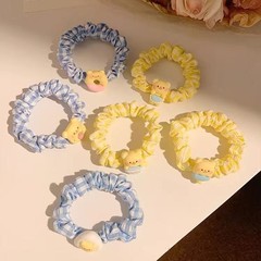かわいい漫画の熊の髪の輪の女性の甘い子供の趣味の学生の頭の縄の少女の心の百合の小腸の輪は皮の筋を傷つけません。