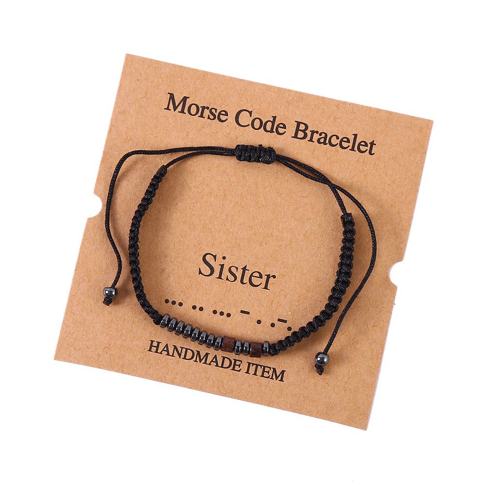 15g Weight Iron Stone Pendant Material Drawstring Bracelets Classification rope Chain Material 1 Piece Quantity Holiday, Daily Occasion rope, Iron Stone Material Geometric Pattern Unisex Gender Beaded, Braid Design Classic Style Style Classic Style Geometric Rope Iron Stone Wholesale Drawstring Bracelets 30