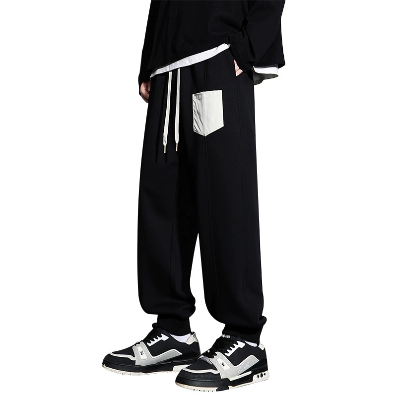 Autumn base trousers for leisure, plus size