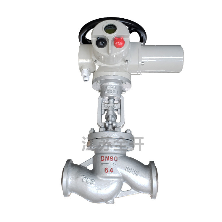全开J941H-16C DN50电动法兰截止阀 模拟量控制高温蒸汽截断阀
