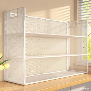 Desktop Bookshelf Desktop Storage Rack Office Desk Storage Rack Dormitory Desk Study Table Layered Rack Multi-Layer Xiaopengrui