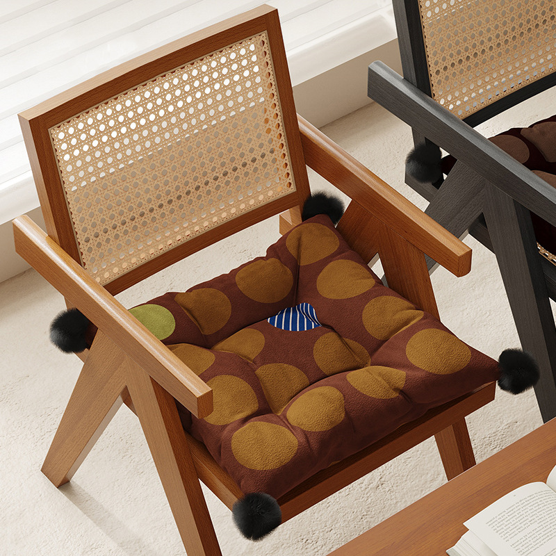 Simple retro americano asiento de asiento de comedor casero invierno invierno caliente aislamiento de aluminio dormitorio asiento de sala de aula cojín