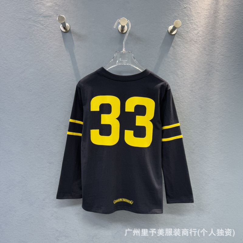 25初秋の新作アメリカンレトロ馬蹄デジタルプリント目を引く長袖Tシャツ|undefined