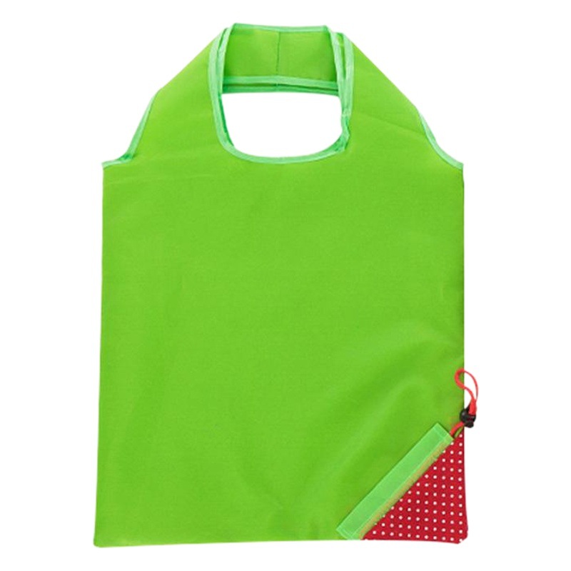 Bolsa de fresa Oxford tela plegable bolsa de compras impreso logo portátil fruta creativa bolsa de lona Portátil Bolsa de protección del medio ambiente
