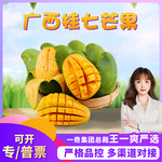 【严选】广西百色桂七芒果 代发3/5斤新鲜甜糯青芒果应季热带水果