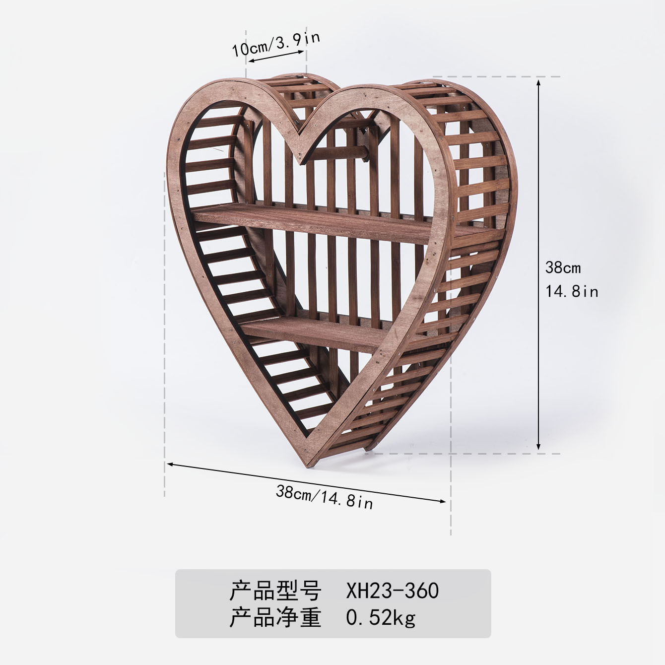 Estantes de pared de madera estantes de almacenamiento estantes de pared de fondo estantes de exhibición estantes de decoración para el hogar colgantes de pared estantes de adornos al por mayor