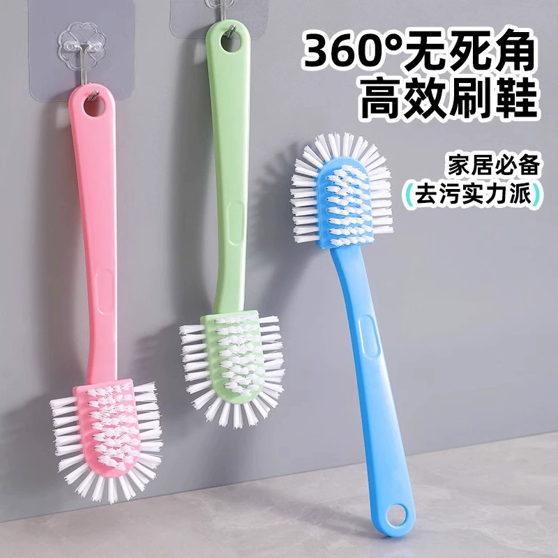 Бытовая многофункциональная универсальная пятисторонняя щетка для чистки обуви креативная пластиковая щетка для обуви с длинной ручкой с мягкой шерстью многофункциональная щетка для обуви