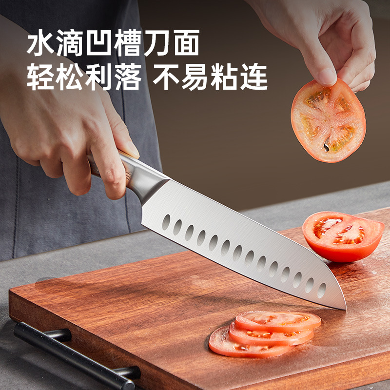 Cuchillo de cocina, cuchillo de frutas, cuchillo de cocina, cuchillo de acero inoxidable, cuchillo de corte, cuchillo de sushi, cuchillo suplementario