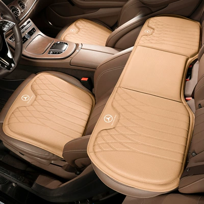 Waist support: Suitable for Mercedes-Benz Seat - model-b-amber-brown-mercedes-benz-front-and-rear-seat-cushions-three-piece-set