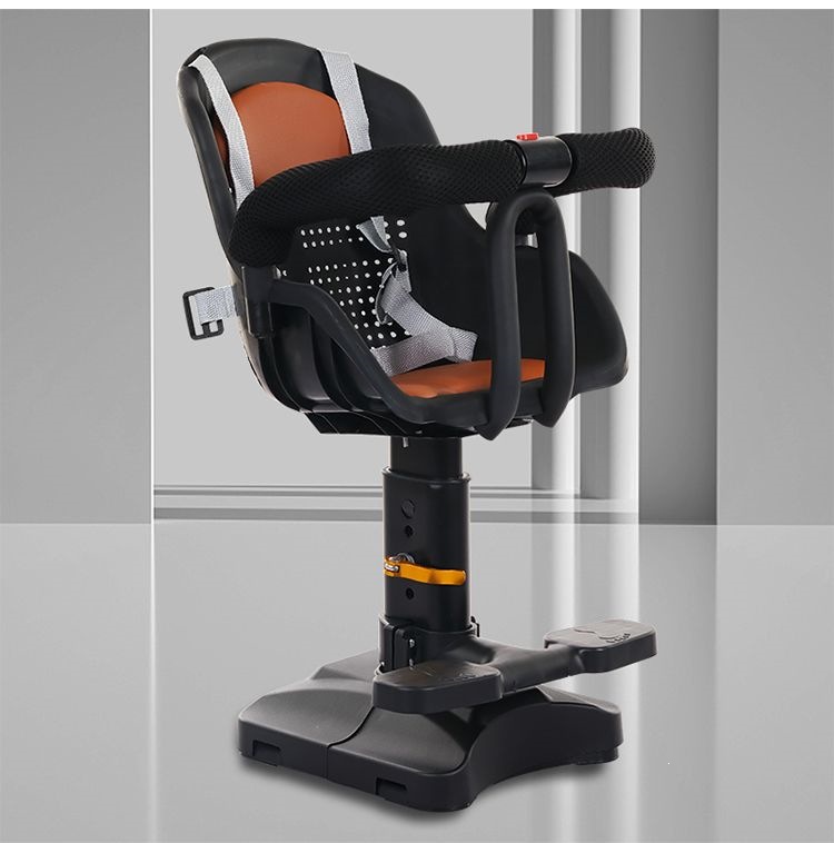 Electric Vehicle Child Seat, Electric Vehicle Front-Mounted Child Seat, Baby Seat with Footrest, Electric Motorcycle Seat Y90