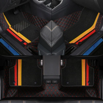 Ayaqaltılar (Kovriklər): Bag, Threshold, Schinee Foot Mats - no-threshold-included-black-and-red-black-chenille