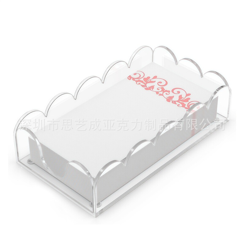 Transparent Acrylic Napkin Holder Disposable Paper Holder for Bathroom, Kitchen, Restaurant Fashion Guest Hand Towel Holder Transparent Acrylic Napkin Holder Disposable Paper Holder for Bathroom, Kitchen, Restaurant Fashion Guest Hand Towel Holder