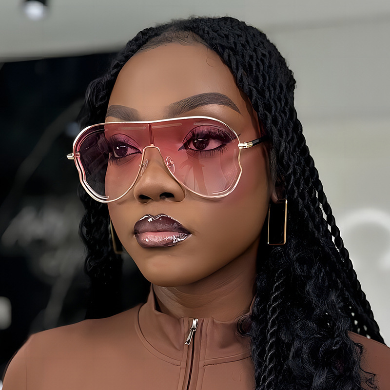 54g Weight Full Frame Glasses Structure Sunglasses Classification PC, UV400 Protection Lens Material toad glasses Glasses Style Outdoor, Travel Occasion Gradient Color Pattern All Seasons Season Unisex Gender Streetwear Style Streetwear Gradient Color PC UV400 Protection Toad Glasses Full Frame Women's Sunglasses 3