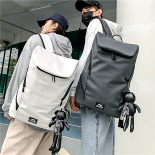 Backpack Men's Large Capacity Fully Waterproof Casual Travel Bag Personality Trendy Cool Student School Bag Computer Backpack Women