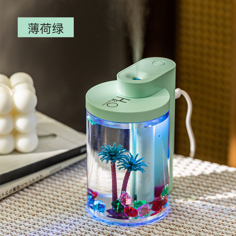 USB迷你水之恋微景观加湿器家用大雾量静音雾化器私模厂|undefined