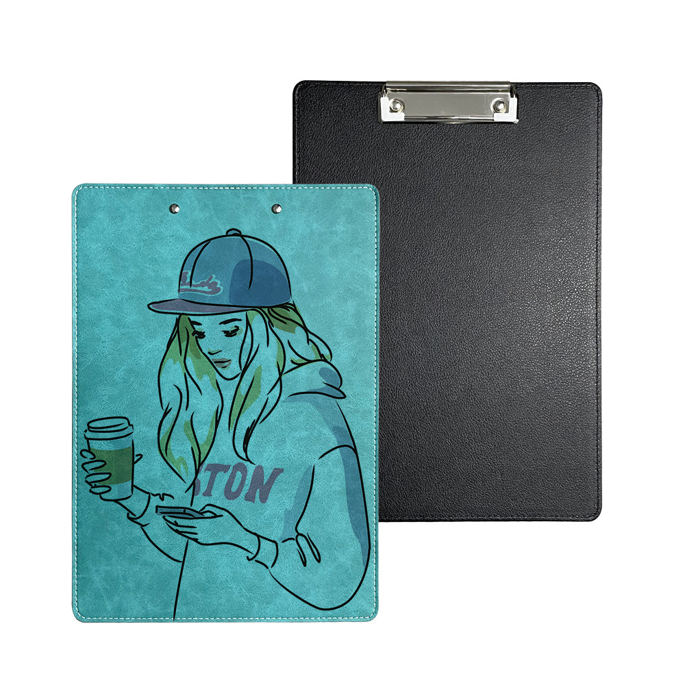 Carpeta de transferencia térmica de madera contrachapada Archivo de cuero madera contrachapada DIY personalizado material en blanco suministro directo de fábrica