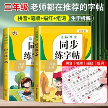 达标课堂同步练字帖人教版小学生专用每日一练课文同步天天练