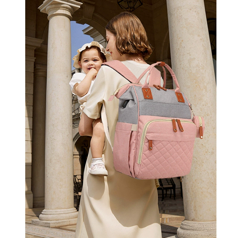 Backpack for mother and baby, capacious crib to go out, for import