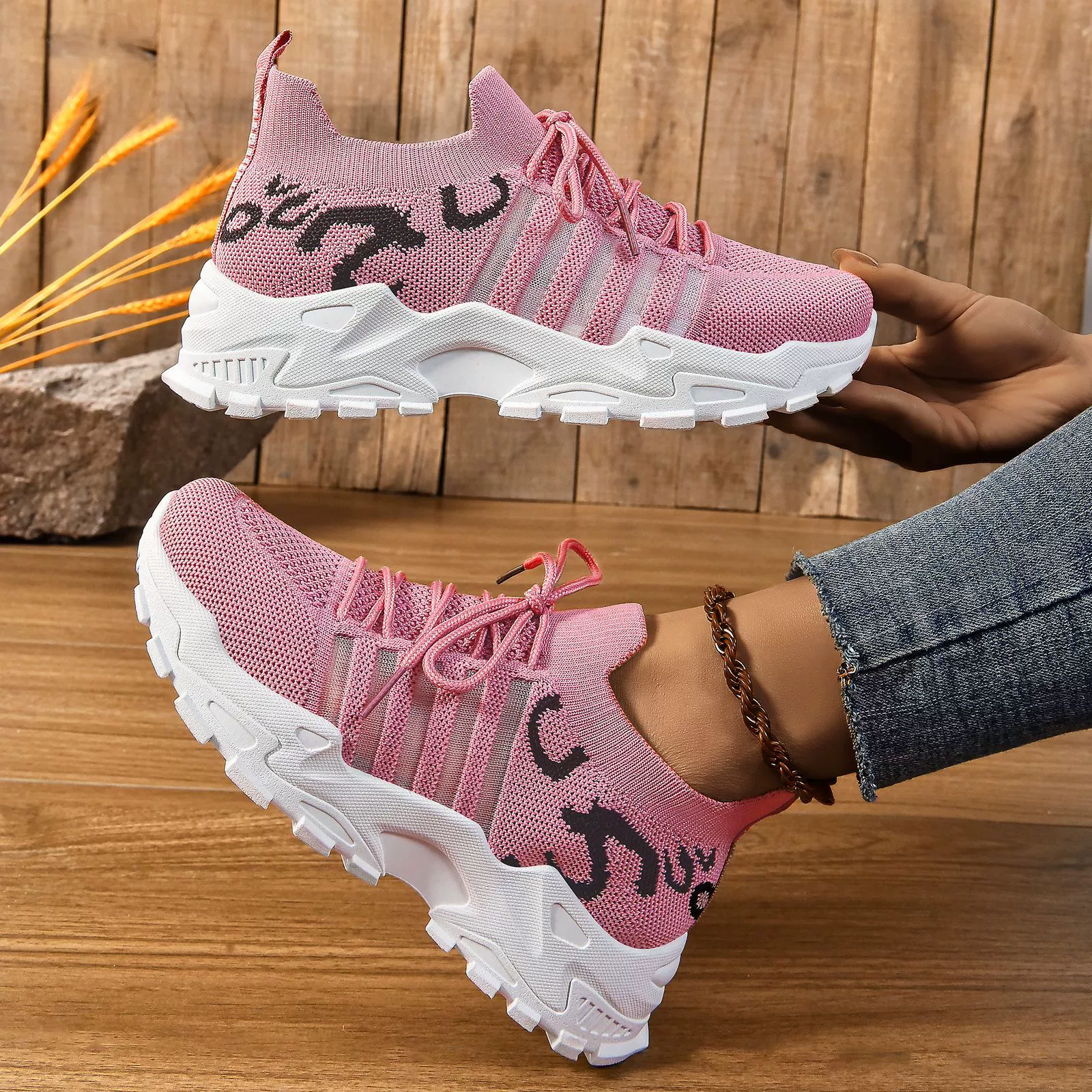 Женские кроссовки, осенняя мода, новые кроссовки в стиле «dad shoes», дышащие сетчатые кроссовки в корейском стиле, ретро-кроссовки для бега.