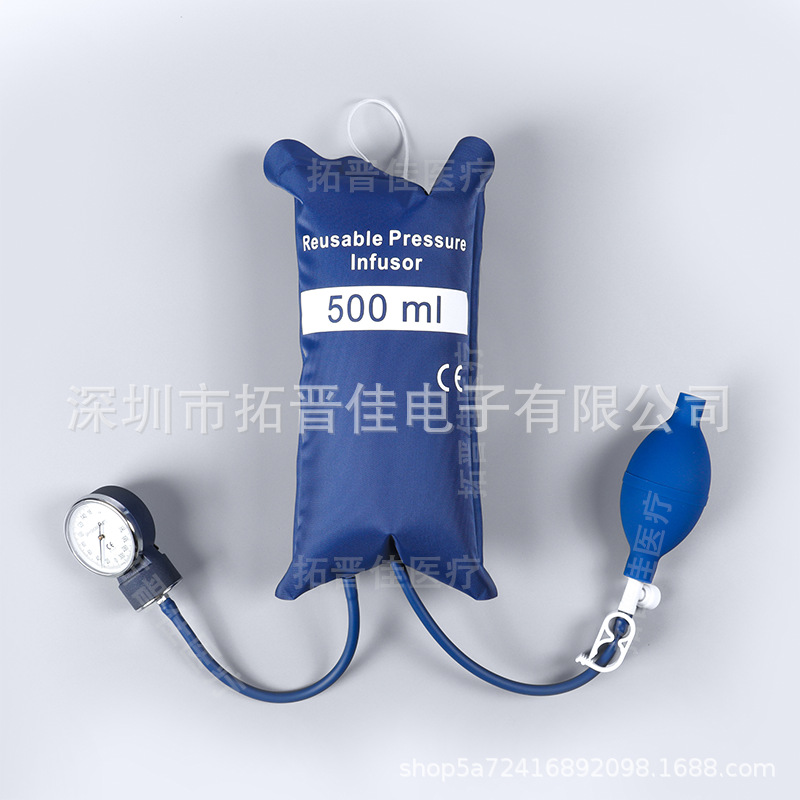 输液加压器表头显示器500ml急救输血输液1000m 3000mll输液加压袋