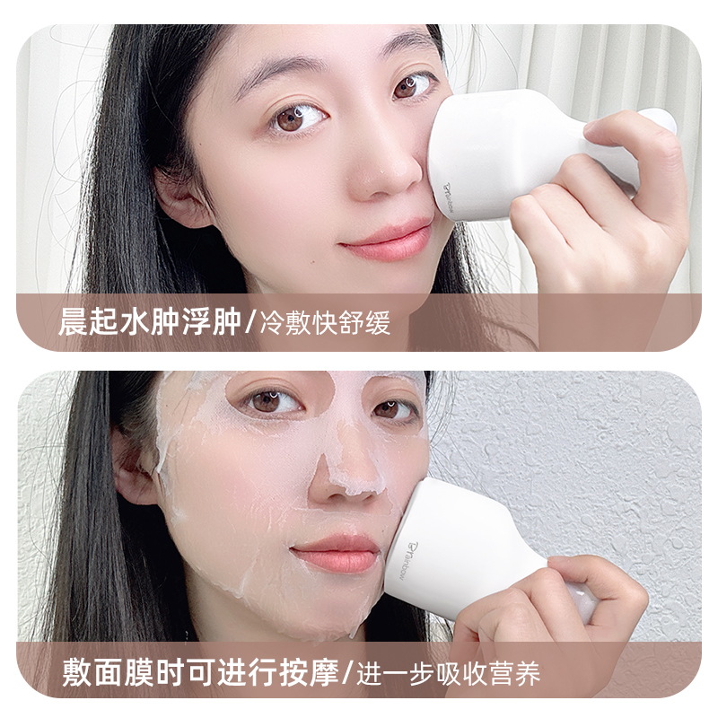Guía de hielo para salón de belleza después de la cirugía fotónica de reducción de poros faciales con compresión de hielo de martillo grande