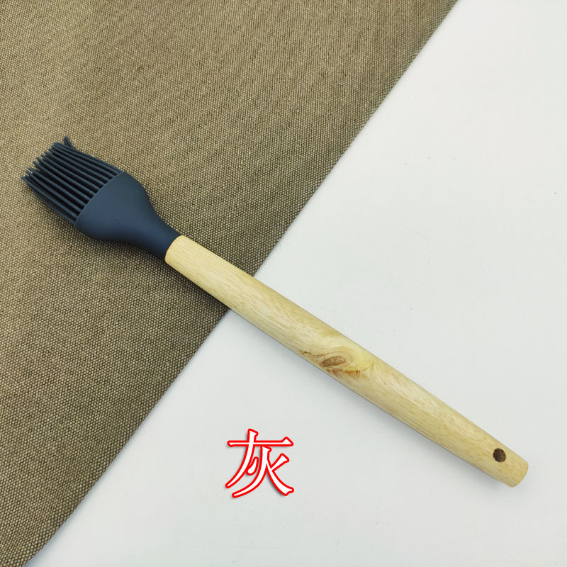 cepillo de silicona cepillo de madera cepillo de horneado cepillo de barbacoa cepillo de cocina cepillo de cocina frito asado escoba de aceite