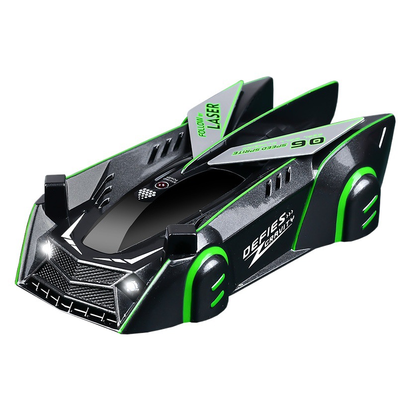 Popular en línea celebridad persiguiendo luz pared escalada coche juguete niños truco coche láser control remoto coche niños y niñas coche de juguete al por mayor