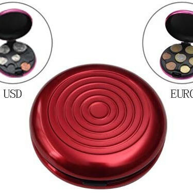 Cross-Border New Aluminum Coin Box European Dollar Coin Box Business Gift Aluminum Card Box Cross-Border New Aluminum Coin Box European Dollar Coin Box Business Gift Aluminum Card Box